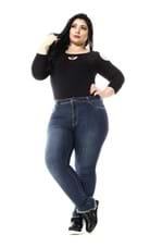 Calça Jeans Feminina Cigarrete Plus Size - 255653 46