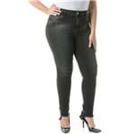 Calça Jeans Feminina com Barra Irregular Plus Size