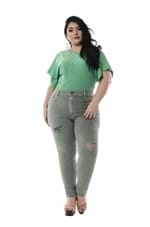 Calça Jeans Feminina Legging Plus Size - 255834 46