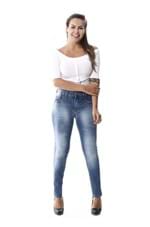Calça Jeans Feminina Skinny Intermediaria Levanta Bumbum- 257898 42