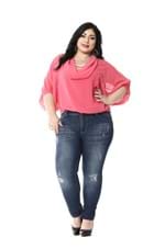 Calça Jeans Feminina Skinny Plus Size - 255005 46