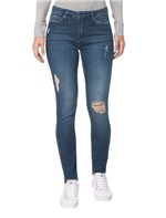 Calça Jeans Five Pockets Super Skinny - Marinho - 34