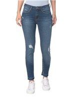 Calça Jeans Five Pocktes Mid Rise Skinny CKJ 011 Mid Rise Skinny - Azul Médio - 34