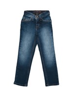 Calça Jeans Infantil Calvin Klein Jeans Five Pockets Jegging High Azul Médio - 2