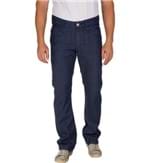 Calça Jeans Masculina Azul Escuro Lisa - 40