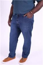 Calça Jeans Reta Masculina Plus Size 52