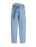 Calça Jeans Reta Ucrânia de Algodão Azul Tamanho 36