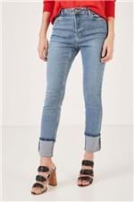 Calça Jeans Skinny Basic Blue Clear Azul Denim - 34