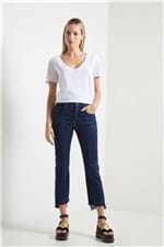 Calça Jeans Skinny Costura Lateral Denin Medio - 36