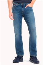 Calça Jeans Tommy Hilfiger Straight Fit Ryan Azul Tam. 40