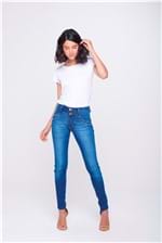 Calça Jegging Jeans com Cós Largo