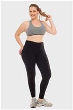 Calça Legging Plus Size Lisa Fitness Preto-0048