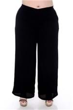 Calça Pantalona Preta Plus Size 5603-48