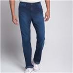 Calça Regular Jeans Azul Claro - 44