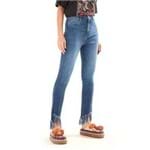 Calça Skinny Franja Jeans - 40