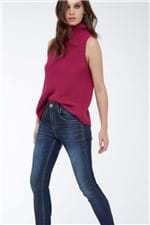 Calca Skinny Metalizado 3d Jeans - 38