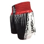 Calção / Short Muay Thai / Kickboxing- Claw V2 - Preto/Vermelho- Uppercut