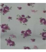 Calcinha Básica em Cotton Estampada - 652 Flores Lila e Rosa P