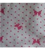 Calcinha Cotton Básica Estampada - 190 Laços e Poa Pink P
