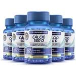 Cálcio 500 D - 5 Un de 60 Cápsulas - Catarinense