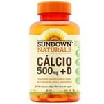Cálcio 500mg + (Carbonato de Cálcio) Vitamina D3 - Sundown Vitaminas - 100 Cápsulas
