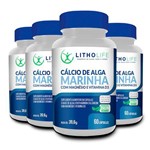 Cálcio de Alga Marinha com Magnésio e Vitamina D3 - 4 Unidades