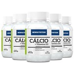 Cálcio + Vitamina D - 5 Un de 120 Cápsulas - NewNutrition