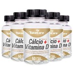 Cálcio + Vitamina D - 5 Un de 60 Cápsulas - Take Care