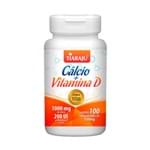 Cálcio + Vitamina D - Tiaraju - 100 Comprimidos de 1500mg