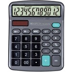 Calculadora de Mesa 12 Dígitos Bat/solar Cinza Hoopson