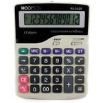Calculadora de Mesa 12 Dígitos Bateria Preta/cinza Hoopson
