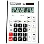 Calculadora de Mesa 12 Dígitos Pilha Branca/preta Hoopson