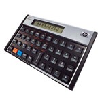 Calculadora Hp 12c Platinum Financeira com 130 Funções Visor Lcd - Prata