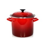 Caldeirão de Aço Esmaltado Stock Pot Cookware Vermelho 22cm Le Creuset