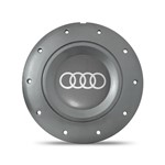 Calota Centro Roda Ferro Vw Amarok Aro 14 15 4 Furos Grafite Emblema Audi