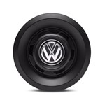 Calota Centro Roda VW Saveiro Modelo Novo 4 Furos Preta Fosca