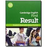 Cambridge English First Result Sb And Online Pract