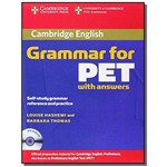 Cambridge Grammar Pet Book With Answer Cd