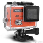 Câmera Ação Atrio Fullsport 4k Tela LCD USB Sd à Prova D’água Esportiva Wifi Controle Remoto Outle