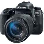 Câmera Canon Eos 77D Dslr C/ Lente Usm 18-135 Mm