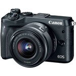 Câmera Canon EOS M6 com Lente 15-45mm Mirrorless Wi-fi Nfc