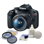 Câmera Canon T7 + Filtro Uv + Filtro Polarizador + Kit Limpeza