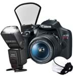 Câmera Canon T7 + Flash Yongnuo Ttl + Difusor Soft e Leque