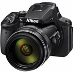 Câmera Digital Nikon Coolpix P900 Zoom Óptico de 83x, 16mp, Filma em Full HD, LCD Móvel 3", Wi-Fi - Preta - Sem Estoque - Veja Produto Substituto na Descrição Abaixo
