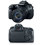 Câmera Digital Profissional Canon DSLR EOS 60D 18 MP Lentes EF-S 18-135 F/3.5-5.6 IS Preta