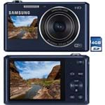 Câmera Digital Samsung DV150 Smart 16.1MP Foto Panorâmica Grava em HD Wi-Fi Preta 5x Zoom Óptico Cartão de Memória 4GB