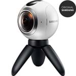 Câmera Digital Samsung Gear 360 15MP com WiFi Bluetooth e Gravação Full HD - Branco