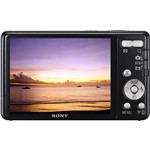 Câmera Digital Sony Cyber-shot DSC-W690 16.1 MP C/ 10x Zoom Óptico Cartão 8GB Preta