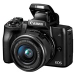 Câmera Dslr Canon Eos M50 24.1mp 3.0" Wi-Fi/nfc/bluetooth + Kit Ef-m15-45 Is Stm