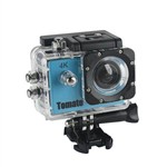 Câmera e Filmadora Resolução 4k 1080p Wi-Fi Tomate Mt-1090k Azul